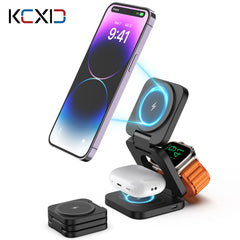 3 in 1 15W Fast Magnetic Wireless Charging Station