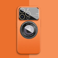 Frosted Glass Lens MagSafe iPhone Case