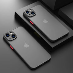 Shockproof Armor Matte Case For iPhone