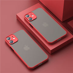 Shockproof Armor Matte Case For iPhone