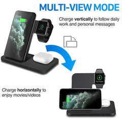 DCAE 15W Qi Fast Wireless Charger Dock Station For iPhone 14