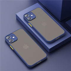 Shockproof Armor Matte Case For iPhone