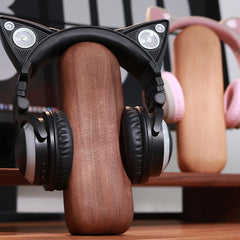 Wooden Headset Stand