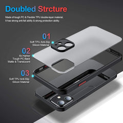 Shockproof Armor Matte Case For iPhone