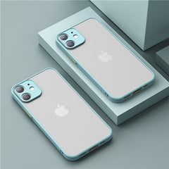 Shockproof Armor Matte Case For iPhone