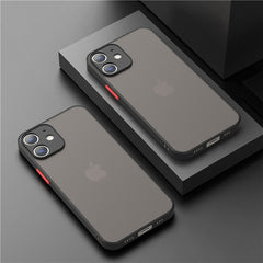 Shockproof Armor Matte Case For iPhone