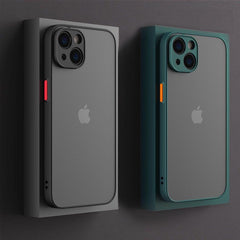 Shockproof Armor Matte Case For iPhone