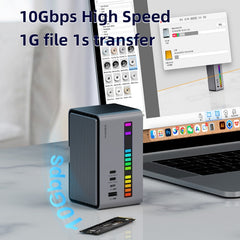 Hagibis USB C Docking Station with Dual HDMI