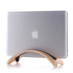 Wooden Vertical Laptop Stand Holder