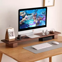 Premium Solid Wood Monitor Stand